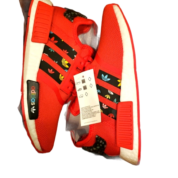 Adidas NMD R1 Women's Athletic Sneakers Red - Picture 16 of 16